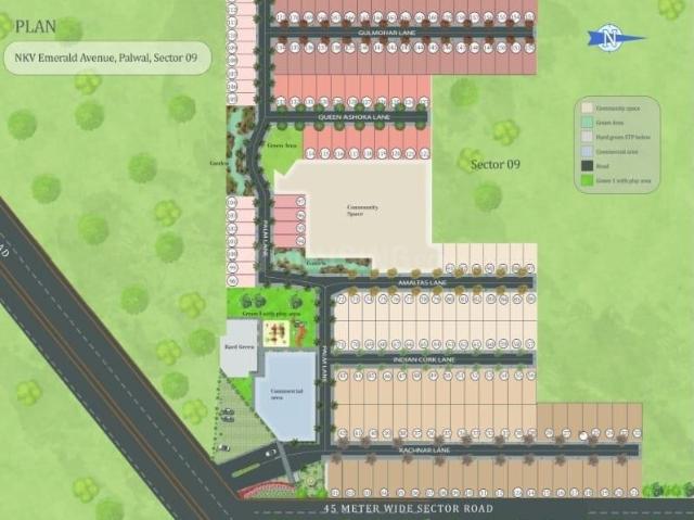 Residential Plot in Kanoongo Maholla for resale Palwal. The reference number is 18793968