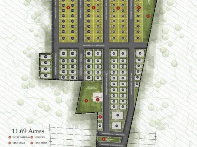 Residential Plot in Kesarapalle for resale Krishna. The reference number is 17715604