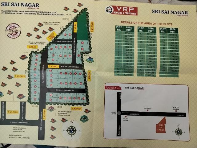 Residential Plot in Kolivakkam for resale Chennai. The reference number is 20524385