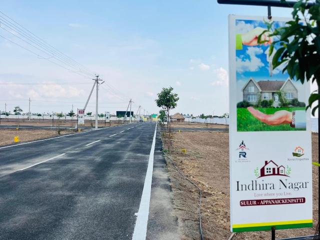 Residential Plot in Sulur for resale Coimbatore. The reference number is 14612403