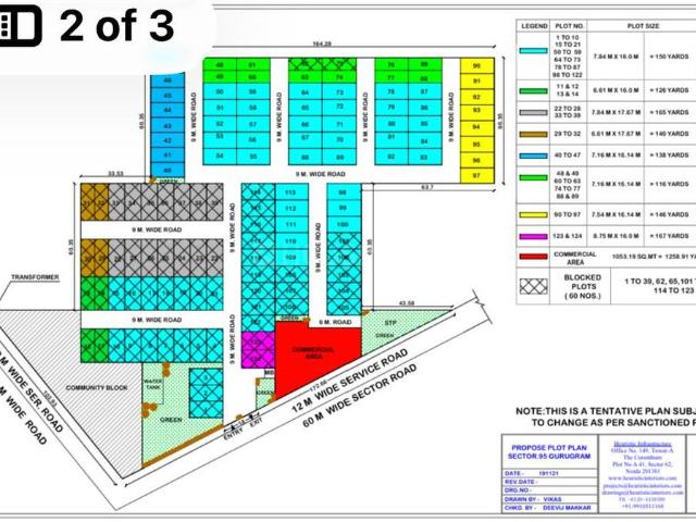 Residential Plot in Sector 95 for resale Gurgaon. The reference number is 20223119