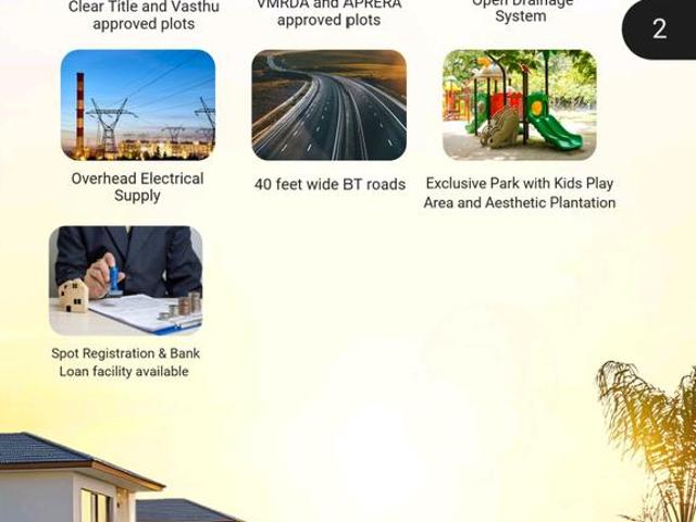 Residential Plot in Thagarapuvalasa for resale Visakhapatnam. The reference number is 19160307