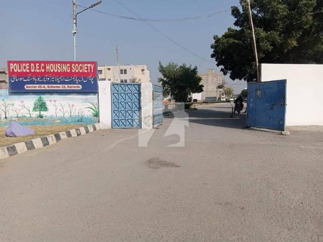 Residential Plot Is Available For Sale In Police Society Scheme 33 Karachi