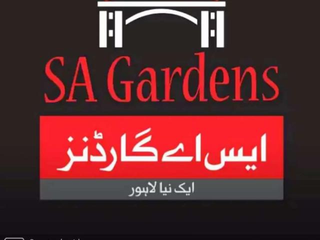 Residentional plot files 3,4,5,6,8,10 Marla in very easy monthly insta Lahore SA Garden ID 15625