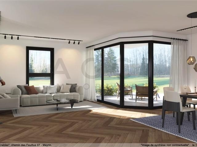 Residenz Les Érables – Grundstück 2,02 – 5 Zimmer mit Garten in Meyrin