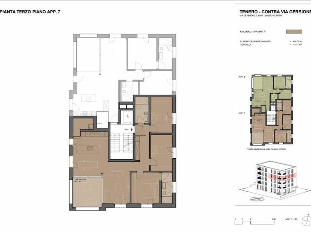 Residenza Gerbio App. 7 4.5 locali 3°P