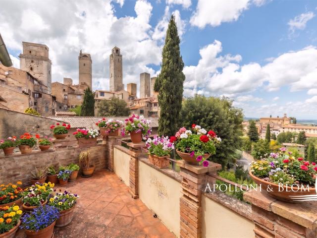 Residenza Nobile del 1300 con terrazza e logge San Gimigna. 365m² San Gimignano