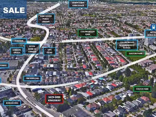 Retail for sale in Vancouver, Vancouver East, 3479 3499 Kingsw.