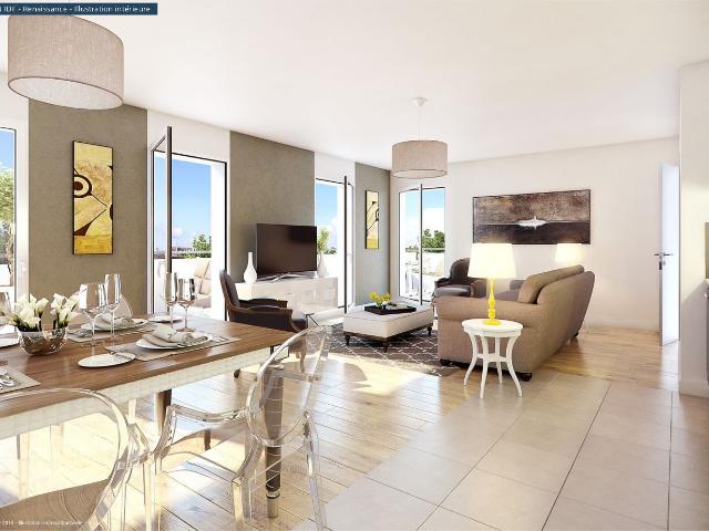 RETOUR DE LOT APPARTEMENT T2 +DERNIER ETAGE DOUBLE TERRASSE CENTRE VILLE ET RER E 2 pièces, 44 m²