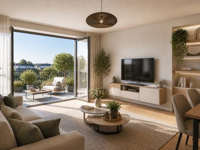RETOUR DE LOT T2 au pied du métro avec balcon et parking 2 pièces, 45 m²