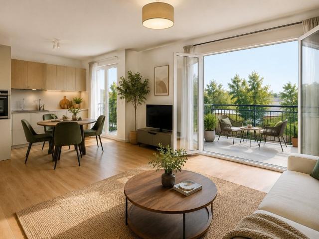 RETOUR DE LOT T2 44m BALCON SUD PARKING FNO 2 pièces, 44 m²