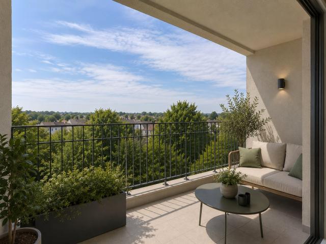 RETOUR DE LOT T3 60 m² AVEC BALCON VISITABLE – LIVRAISON DANS QUELQUES MOIS SEULEMENT – À 2 PAS DE 3 pièces, 60 m²