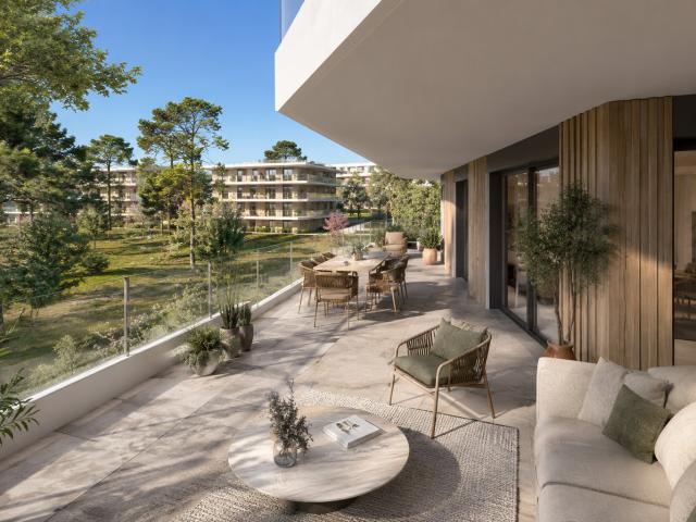 RETOUR DE LOT VALBONNE SPENDIDE T3 DE 61M² AVEC 39M² DE TERRASSE IMPLANTE DANS UN PARC ARBORE 3 pièces, 65 m²