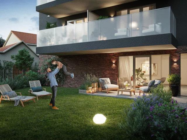 Retour de lot 3 pieces avec terrasse et jardin proximité immédiate métro 3 pièces, 52 m²