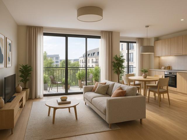 Retour de lot 3P avec balcon en bord de Seine – Livraison immédiate 3 pièces, 58 m²