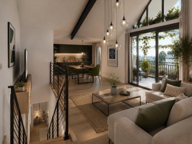 RETOUR DE LOT – 4 PIÈCES DUPLEX 79 m² + BALCONS 17 m² – PARKING – FIN 2026 4 pièces, 79 m²