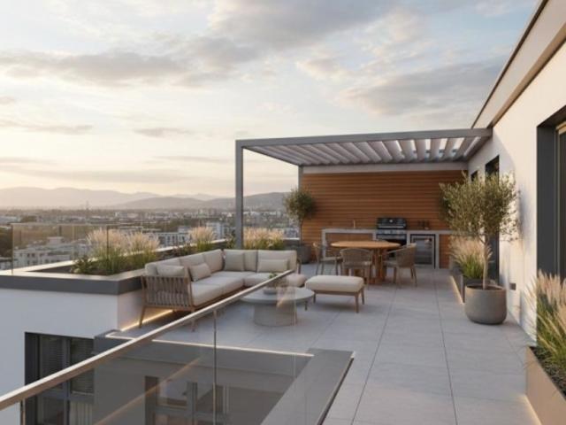 RETOUR DERNIER ETAGE 100m² TERRASSE Ligne 15 avec PARKINGS