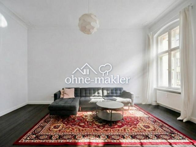 Reuterkiez bezugsfrei: 4 Zimmer, Stuck, Südbalkon, Wanne, 2. OG, Architektenumbau