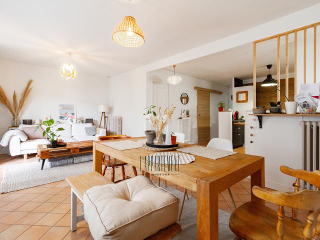 Rez de jardin avec garage