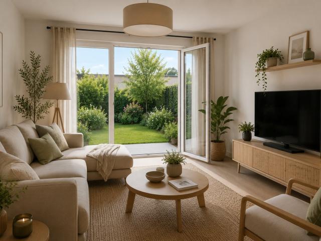 Rez de Jardin extèrieur privé 3 pièces, 67 m²