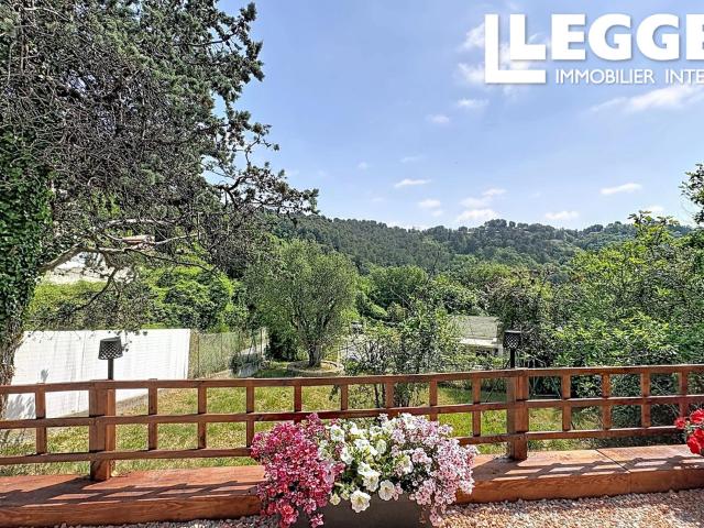 Rez de jardin type appartement villa de 3 pièces à La Gaude près de nice Calme absolu, rénové, grand jardin