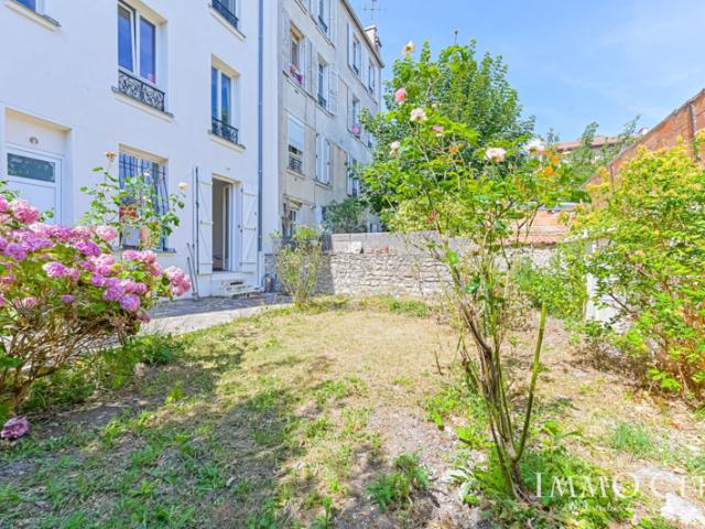 REZ DE JARDIN 2 pièces de 38 m²c Jardin de 80 m²