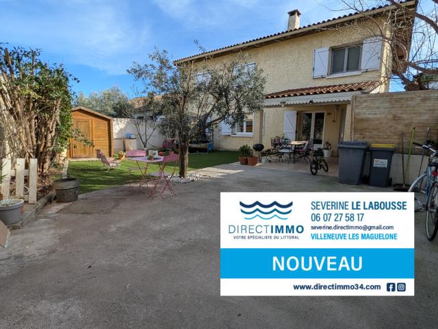 Appartement T5 en rez de jardin avec jardin privatif copropriété de 2 lots