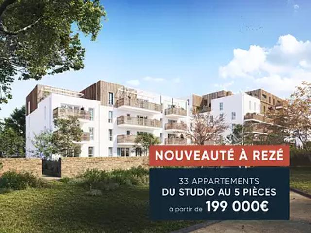Rezé 44400 Programme neuf appartement neuf à vendre t2 PTZ+ LMNP