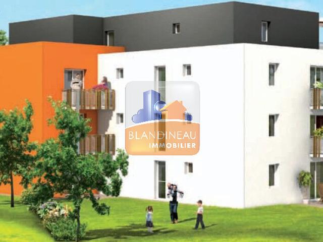 REZET2 de 45.21 m² avec stationnement en ss et balconProche centre commercial