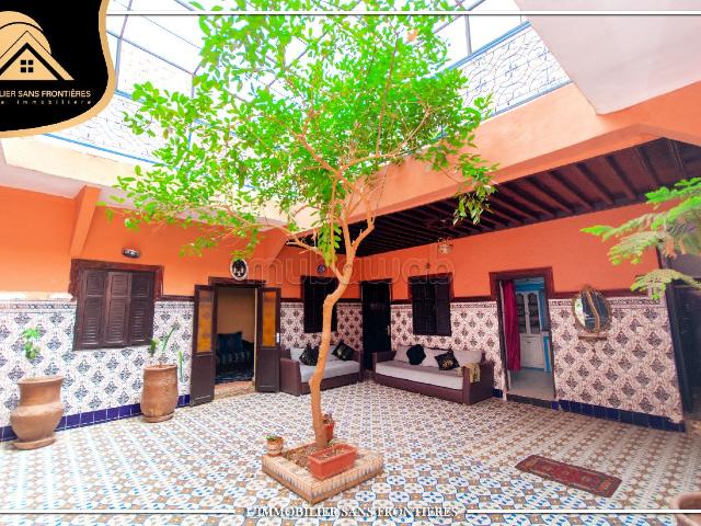 Riad Melkia à Sidi Amara, hammam beldi terrasse, Marrakech: à vendre