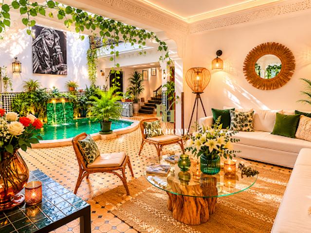 Riad avec terrasse et piscine