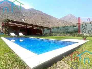 RICARDO PALMA, VENTA CASA CON PISCINA Y AMPLIO JARDIN