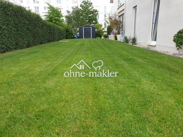 Riedberg: 4 Zimmer Gartenwohnung mit Haus Charakter, 118 m², 180 m² Privatgarten | provisionsfrei
