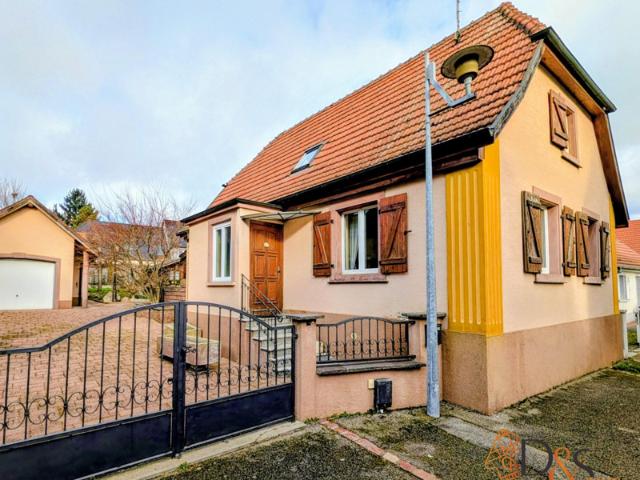 RIEDISHEIM au calme, Maison individuelle 90m², 2 chambres sur e