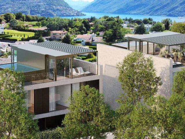 Rif. 2008 New prestigious building directly on Lake Lugano