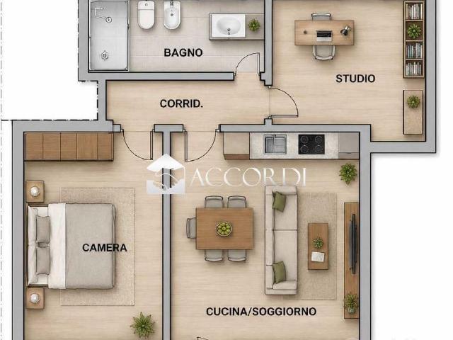 Rif.LG106| appartamento trilocale