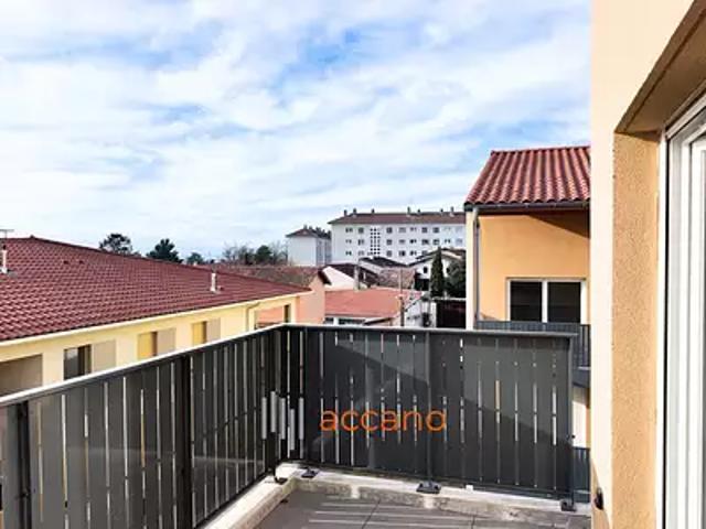 Rillieux la Pape 69140 Achat / Vente appartement 3 pièces t3 au dernier étage terrasse