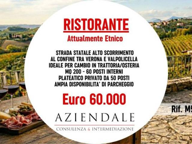 Ristorante in vendita a Verona