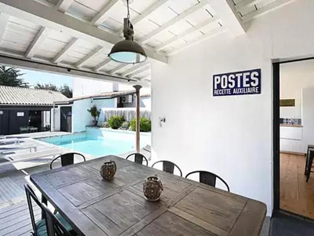 Rivedoux Plage 17940 Achat / Vente maison 8 pièces t8 piscine jardin