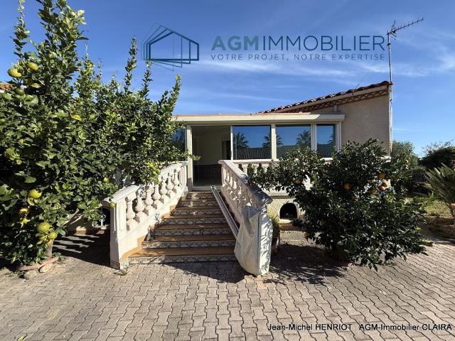Rivesaltes, Villa plain pied 4 faces 110m2