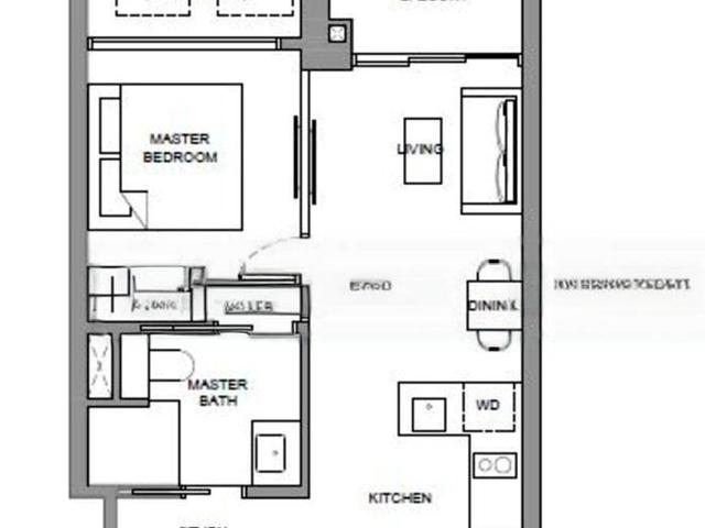 River Valley Green D9, Condominium