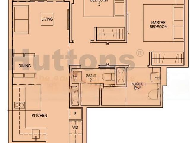 Riverfront Residences D19, Apartment