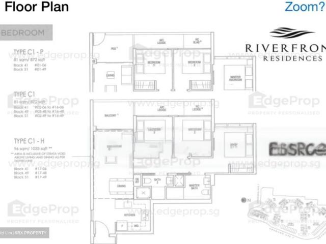 Riverfront Residences D19, Apartment
