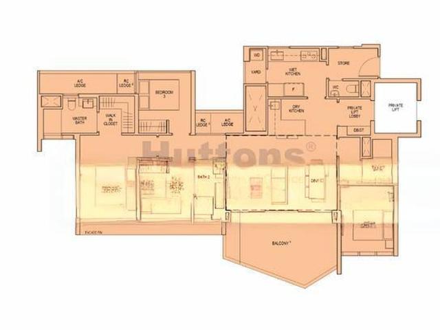 Riverfront Residences D19, Apartment