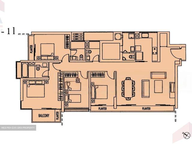 Rivergate D9, Apartment