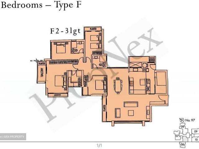 Rivergate D9, Apartment