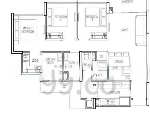 Riversound Residence D19, Condominium
