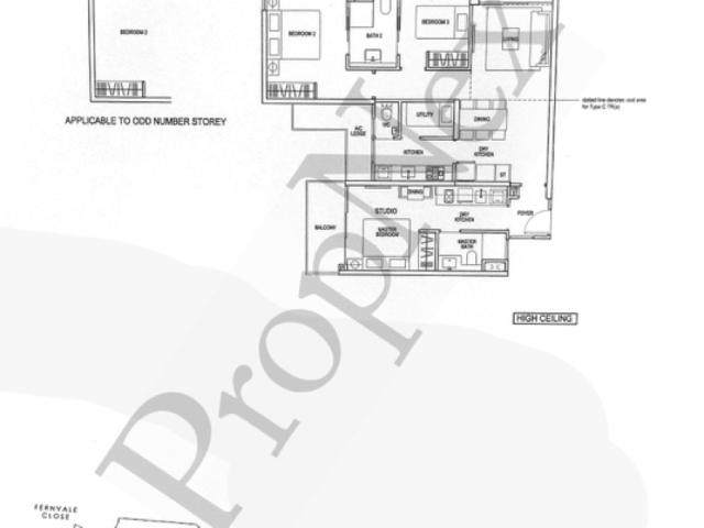 RiverTrees Residences Condominium For Sale, $1,830,000, 3 Bed 3 Bath 1,119 sqft $1,635.00 psf