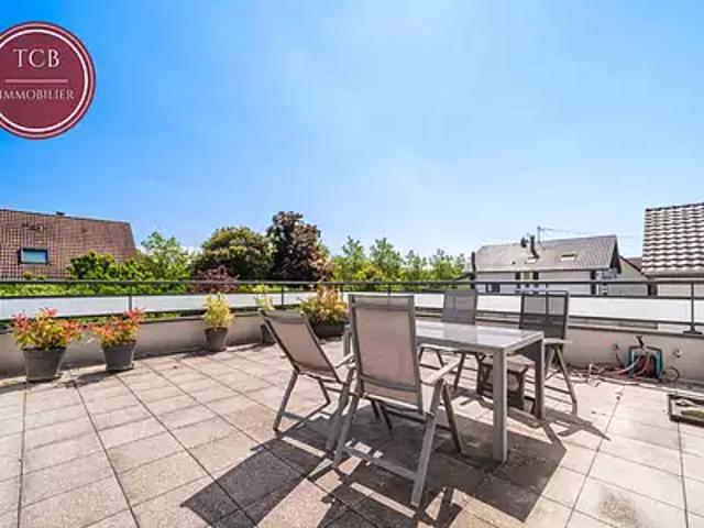 Rixheim 68170 Achat / Vente appartement 4 pièces t4 terrasse cave
