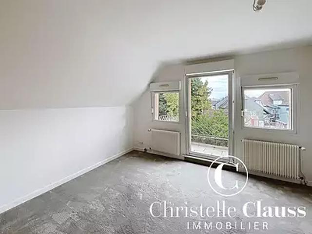 Rixheim 68170 Location appartement 2 pièces t2 au dernier étage cave